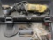Grey plastic toolbox/kit containing (1) Dewalt 1/4