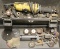 Grey plastic toolbox/kit containing (1) Dewalt 1/4
