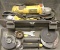 Grey plastic toolbox/kit with one each B&D 4 1/2