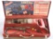 (1) Milwaukee Model 6509 electric Sawzall all in red steel toolbox with ass