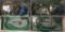 (2) 1/4 HP electric transfer pumps in grey plastic toolbox kits with hoses