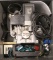 (1) Rigid Model HC-450 pipe mount drill in painted blue steel case, with as