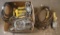 Lot of (2) 25' and single light McGill commercial work trouble lights; alon