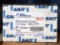 (1) box of (20) new Sait straight mandrel abrasive flap wheels - 3