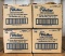 (4) boxes of (5 each) new Weiler 4