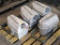 Lot of (4) large 1000-watt electric arc lights, aluminum bodies