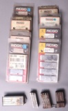 Small cardboard box of assorted replacement dies for Rigid-300 die heads