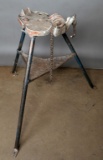 Rigid Model-450 steel tri-stand/pipe stand with chain vise