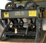 Fuller motorized JFRD-1 turning roll set - with drive & idler, 2000 lb capa