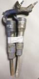 (2) Chicago Pneumatic 20 lb. air hammers with bits