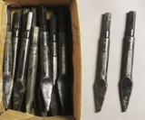 Lot of (16) NEW spear point bits for 20-30 lb. air hammers