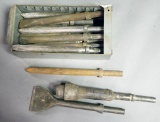 Lot of (22) spade bits for 20-30 lb. air hammers