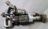 (2) large straight pencil grinders: (1) Buckeye & (1) Cleveland Pneumatic