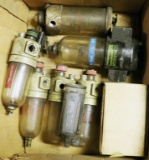 (2) small cardboard boxes of Airline lubricators - various styles/sizes; al