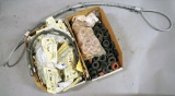 Lot of safety clips, replacement washers, safety strap for Chicago air fitt