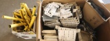 Lot of Regent 'cool-lite' parts - housings, etc.; along wit pieces of yello