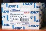 (1) box of (20) new Sait straight mandrel abrasive flap wheels - 3
