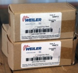 (3) small boxes of (10) new Weiler 2