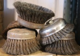 Lot of (5) knotted wire cup wheels, all 6