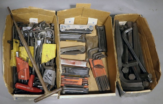 Large lot of assorted Allen wrenches (same large wrenches)