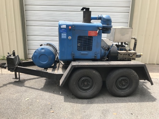 Americal Aero Triplex Model TD-60, 1000 psi diesel-powered hydro blaster ou