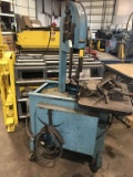 Karkut Industries Model EF1459 Roll-In vertical band saw with traveling tab
