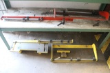 Gauging table for Piranah ironworker