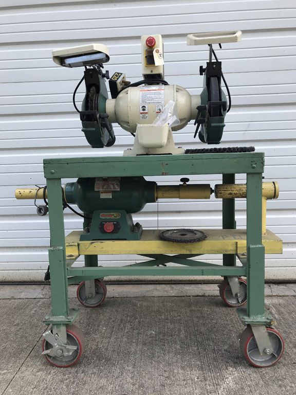 Grizzly Combo Model G0597 G1061z 10 Bench Grinder And Tube End