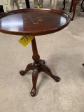 Small old lamp table