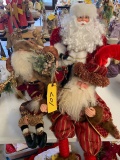 Santa and friends figurines