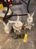 Assorted rabbit figurines