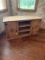 Texas star rustic entertainment center