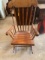 neat old wooden rocker