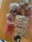 9 bags of bead necklaces & beads