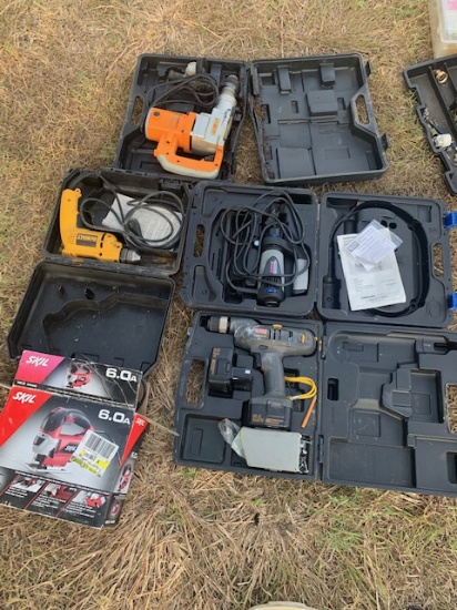 assorted power tools