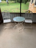 Really neat patio table and chairs