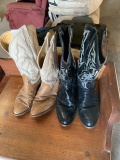 2 pair of boots