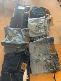 box of mens jeans