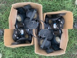 boxes of solar yard lights