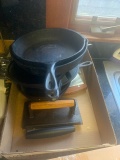 Box of Cast Iron Items