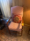Nice Plaid Arm Chair