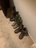 3 pair of mens boots