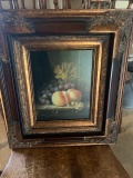 Peaches/Grapes Framed Painting