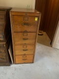 4 Drawer Wooden File Cabinet