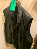 Eddie Bauer XL leather vest