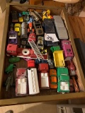 tray of toy cars