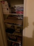 Contents of hall closet