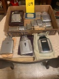 box of vintage lighters