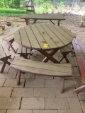 wooden patio furniture