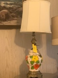 Ornate floral lamp